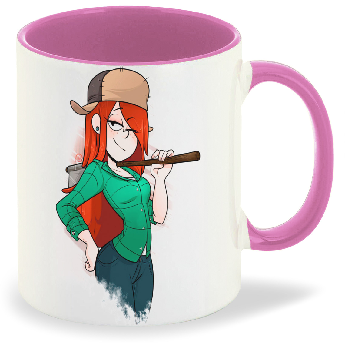 

Кружка CoolPodarok Мультфильмы Гравити Фолз Венди Gravity falls, Мультфильмы Гравити Фолз Венди Gravity falls (рыжая девушка с топором на плече)
