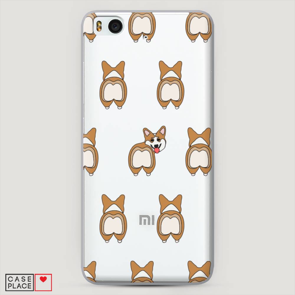 

Пластиковый чехол "Милый корги фон" на Xiaomi Mi5S