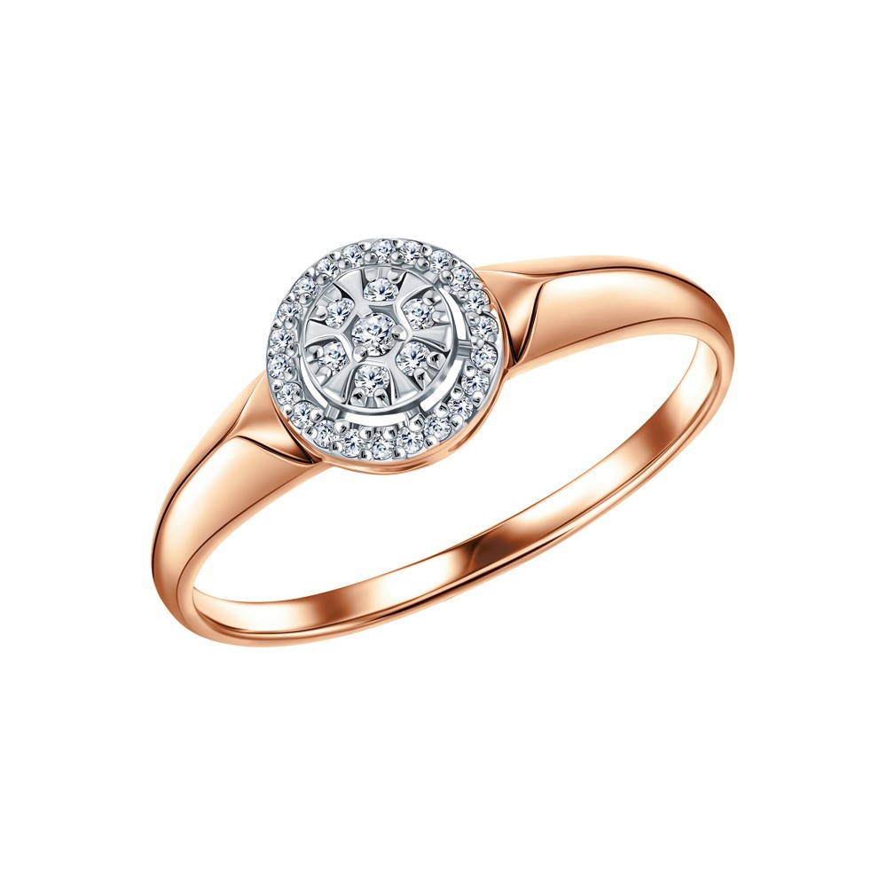 

Кольцо из золота р. , 585Gold 101015503, бриллиант, 101015503