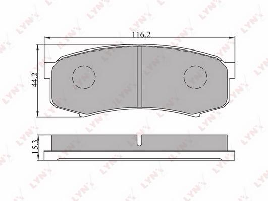 

Колодки торм.задн.TOYOTA LAND CRUISER(J70/80/90/120)/PRADO(150) 3.0D 10=>