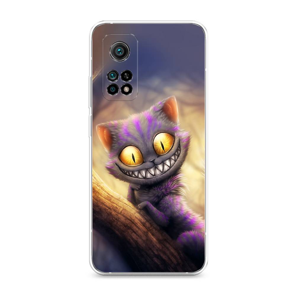 

Чехол Awog на Xiaomi Mi 10T Pro "Cheshire Cat", Фиолетовый;желтый, 37750-1