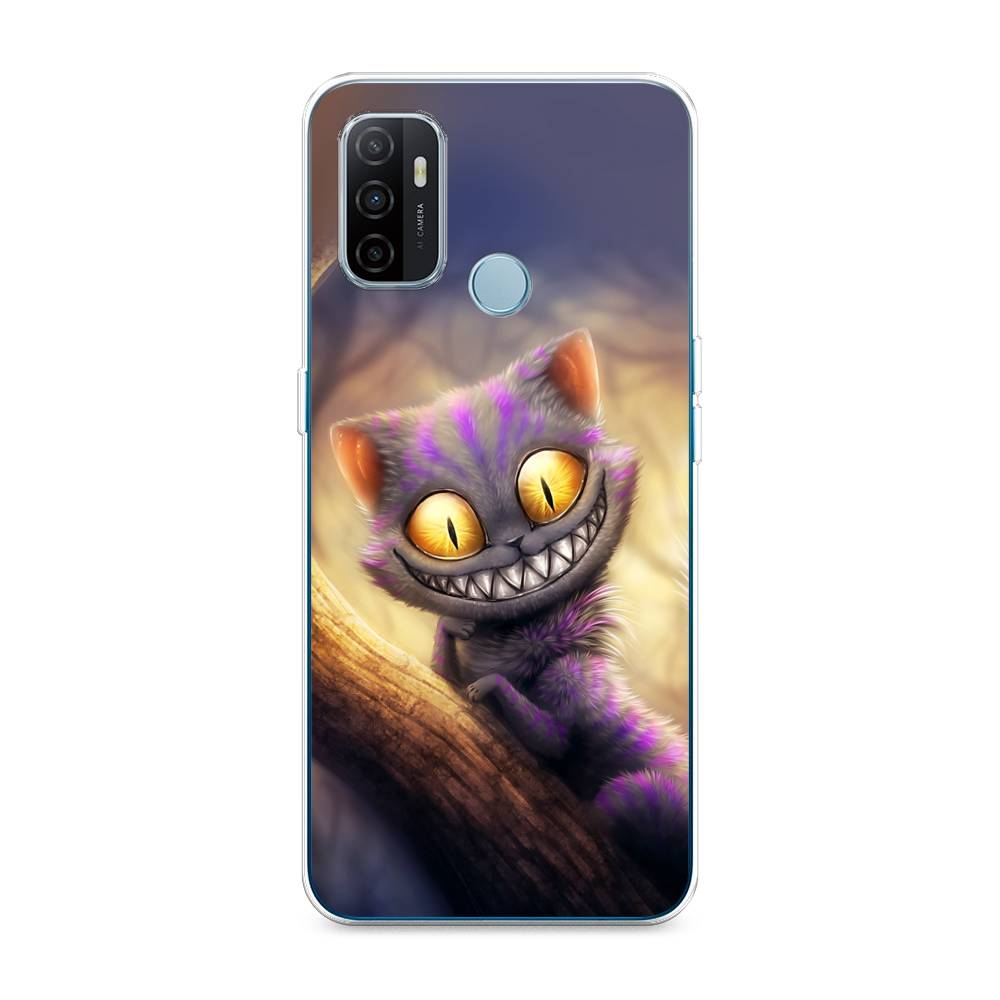 

Чехол Awog на Oppo A53 "Cheshire Cat", Фиолетовый;желтый, 254350-1
