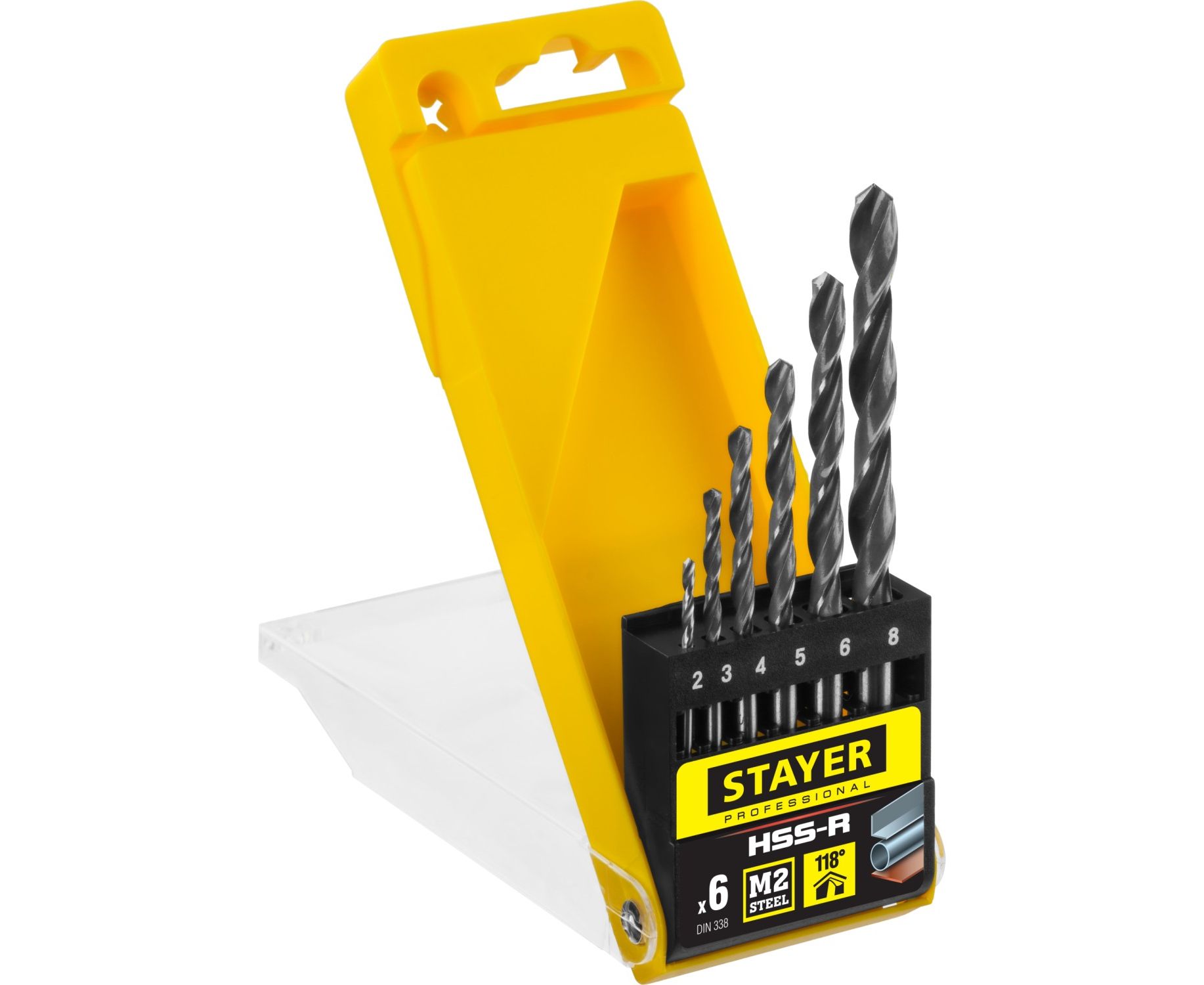 

Сверла STAYER PROFI 6шт(2-8мм)