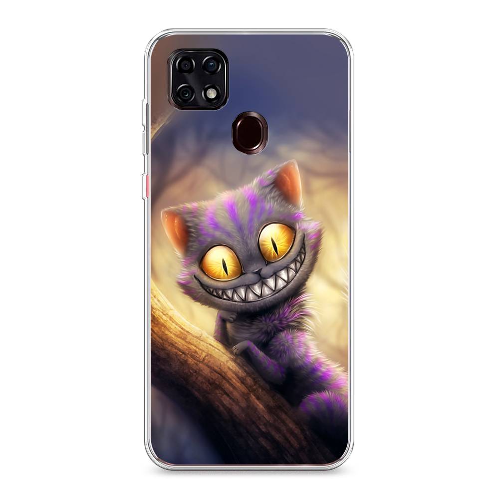 

Чехол Awog на ZTE Blade 20 Smart / ЗТЕ Блэйд 20 Smart "Cheshire Cat", Фиолетовый;желтый, 133550-1