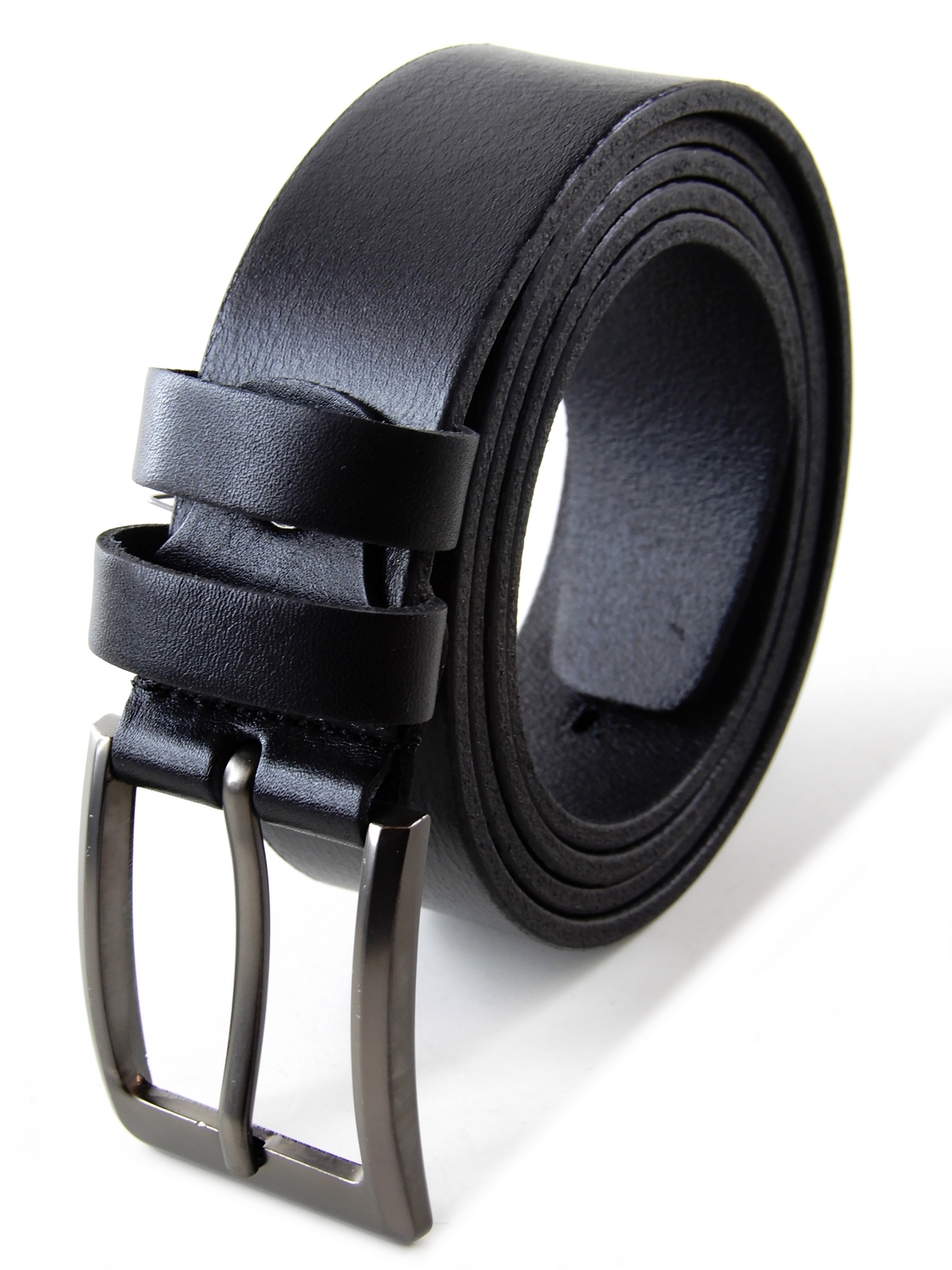 Ремень мужской CHROME Б35278-0003W черный брючный, 130 см