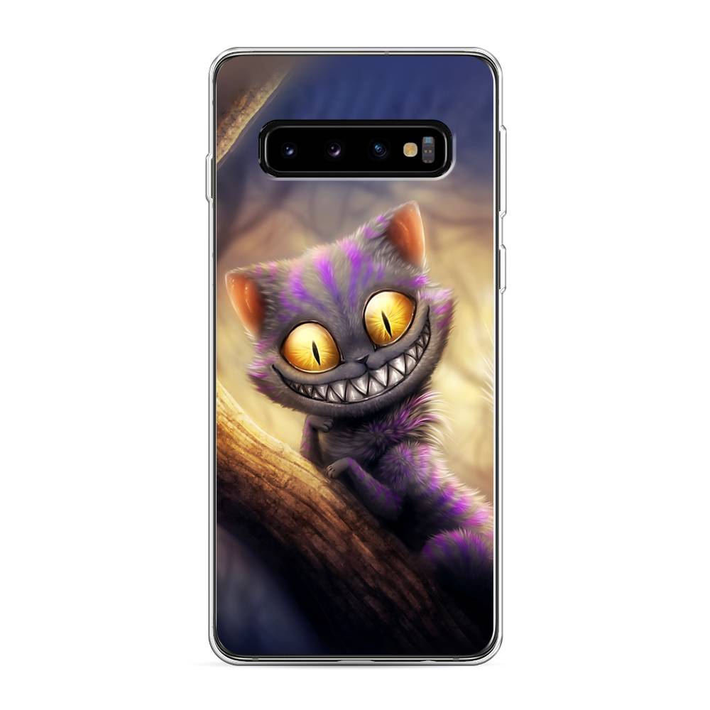 

Чехол Awog на Samsung Galaxy S10 "Cheshire Cat", Фиолетовый;желтый, 27050-1