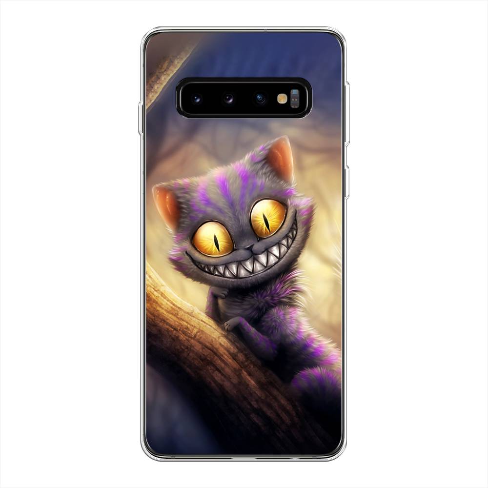 

Чехол Awog на Samsung Galaxy S10 + "Cheshire Cat", Фиолетовый;желтый, 27150-1