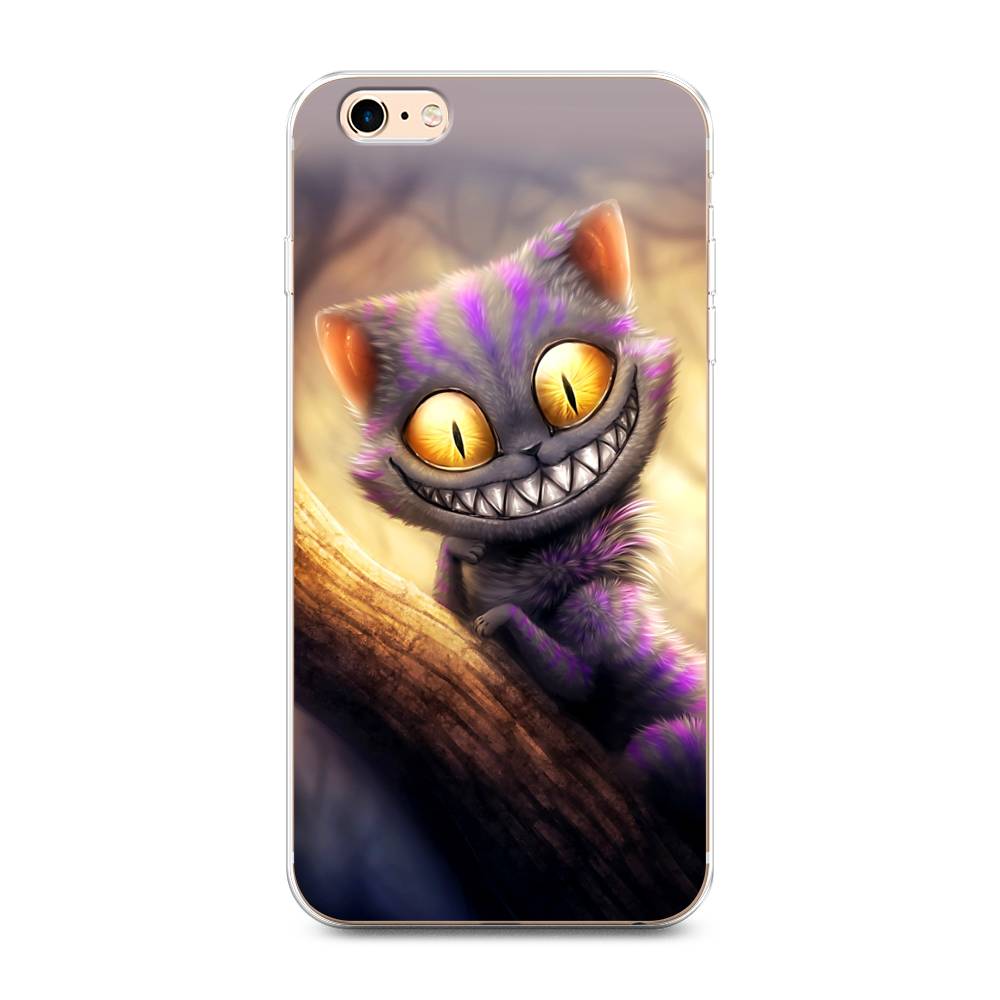 

Чехол Awog на Apple iPhone 6 Plus/6S Plus / Айфон 6 Plus/6S Plus "Cheshire Cat", Фиолетовый;желтый, 10550-1