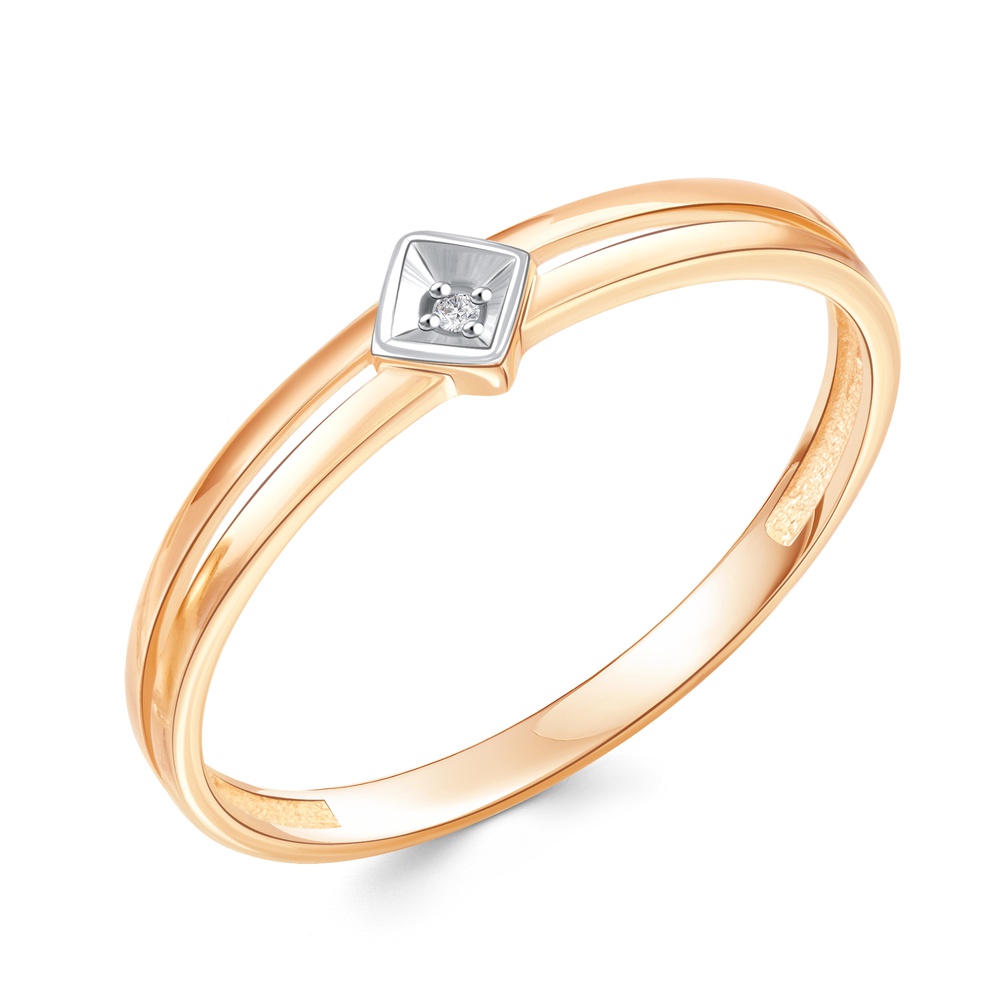 

Кольцо из золота р.  585Gold 301012342, фианит, 301012342