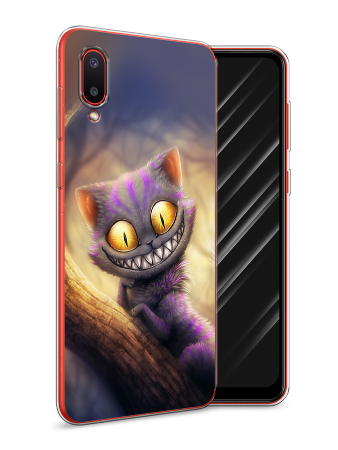 

Чехол Awog на Samsung Galaxy A02 / Самсунг A02 "Cheshire Cat", Фиолетовый;желтый, 2102550-1