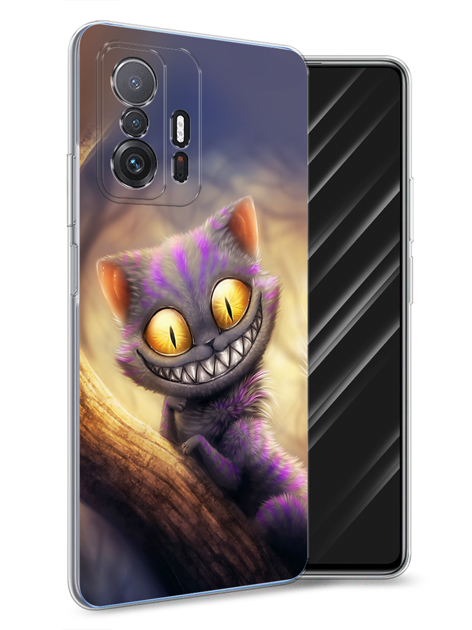

Чехол Awog на Xiaomi Mi 11T "Cheshire Cat", Фиолетовый;желтый, 311250-1