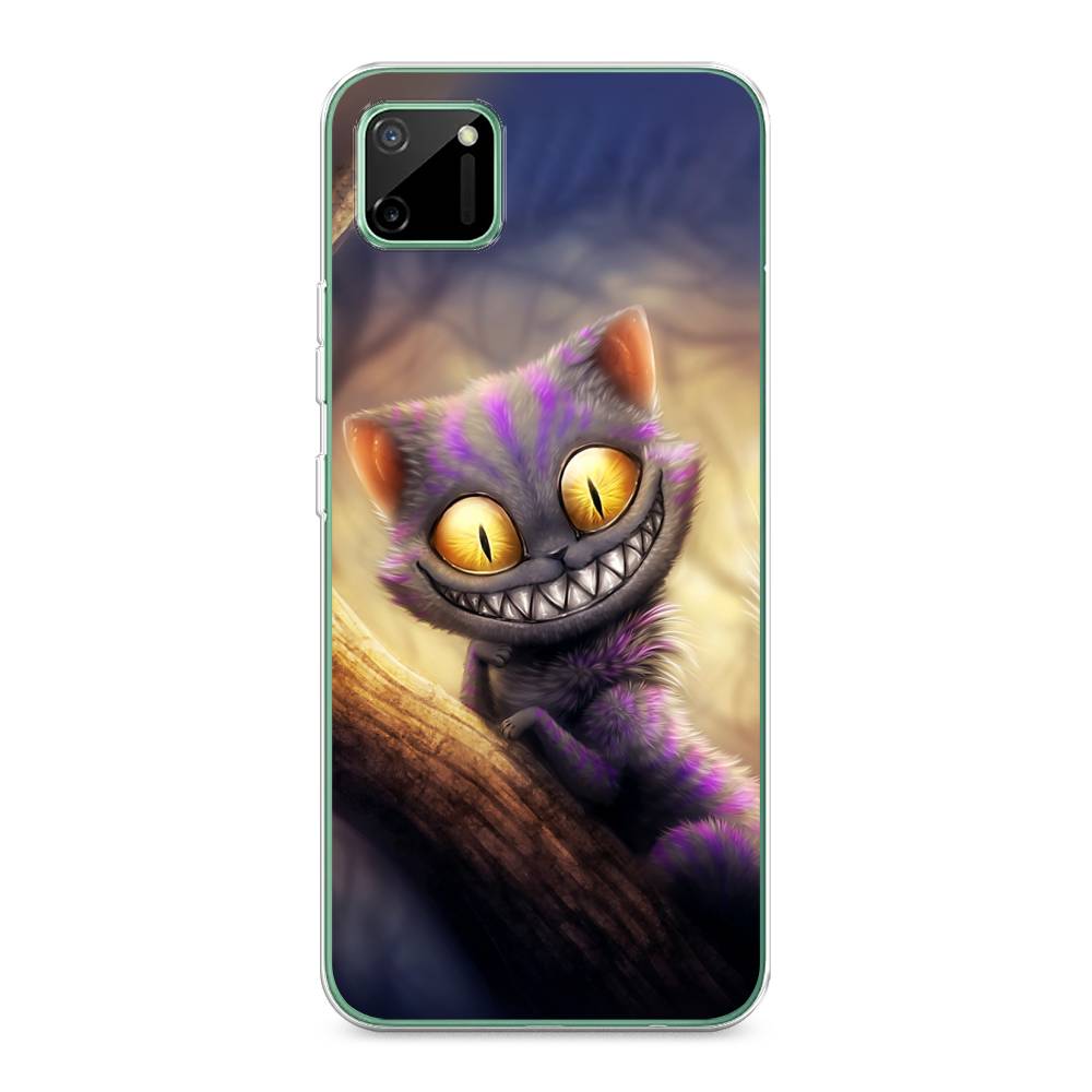 

Чехол Awog на Realme C11 "Cheshire Cat", Фиолетовый;желтый, 253850-1