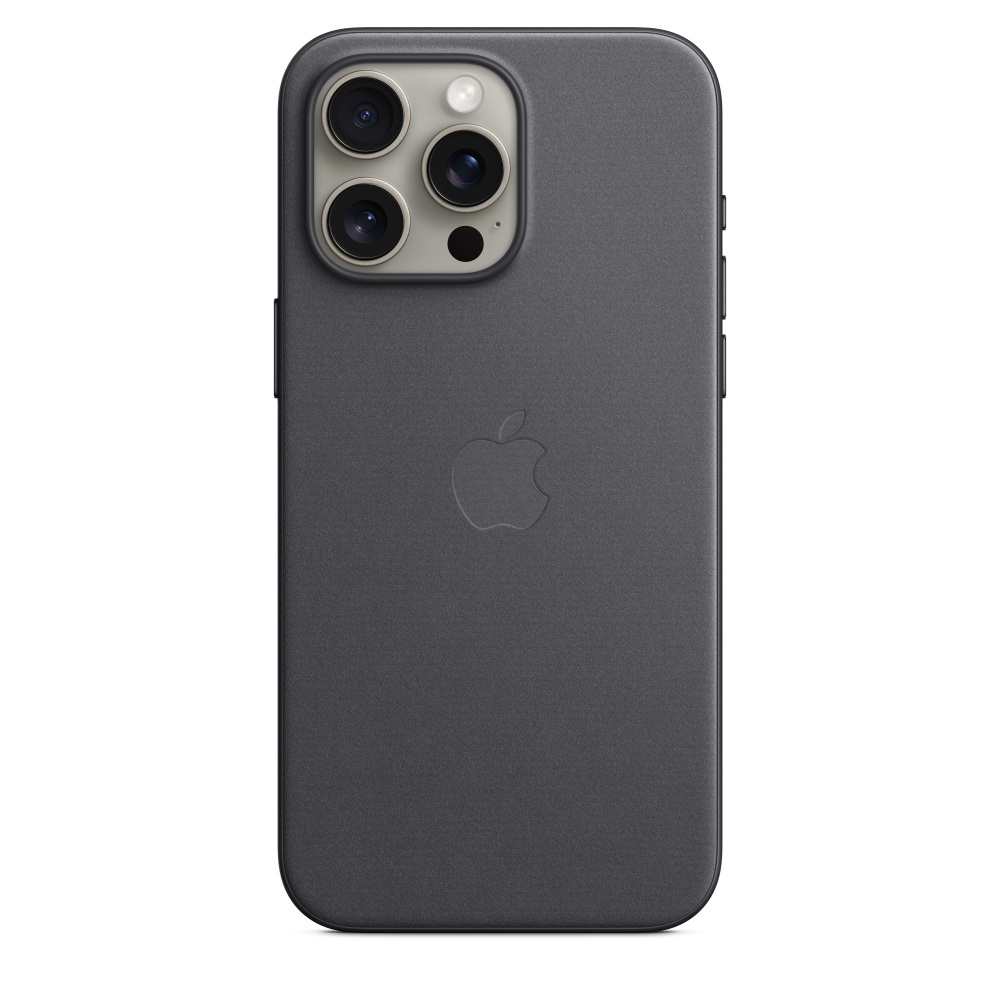 

Чехол для смартфона Apple iPhone 15 Pro Max FineWoven Case MagSafe Black, Черный, iPhone 15 Pro Max FineWoven Case MagSafe Black