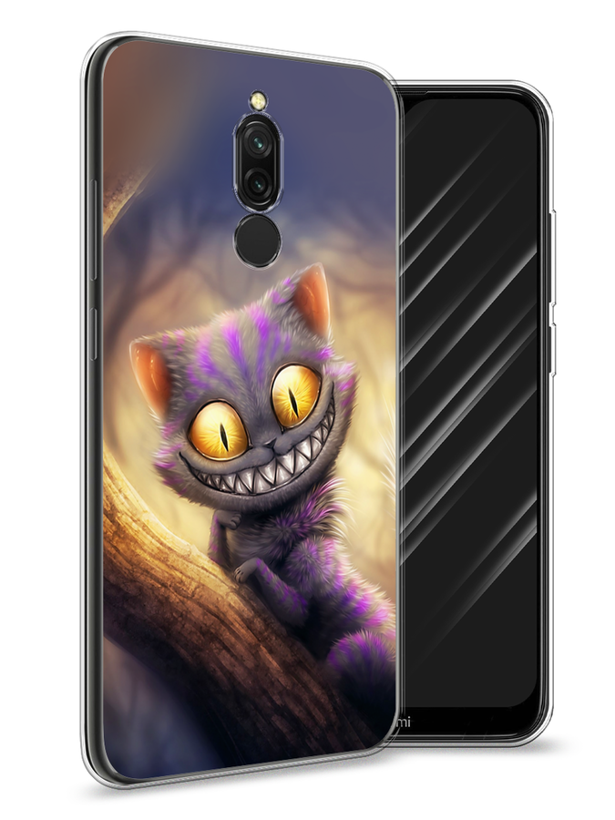 

Чехол Awog на Xiaomi Redmi 8 "Cheshire Cat", Фиолетовый;желтый, 37150-1