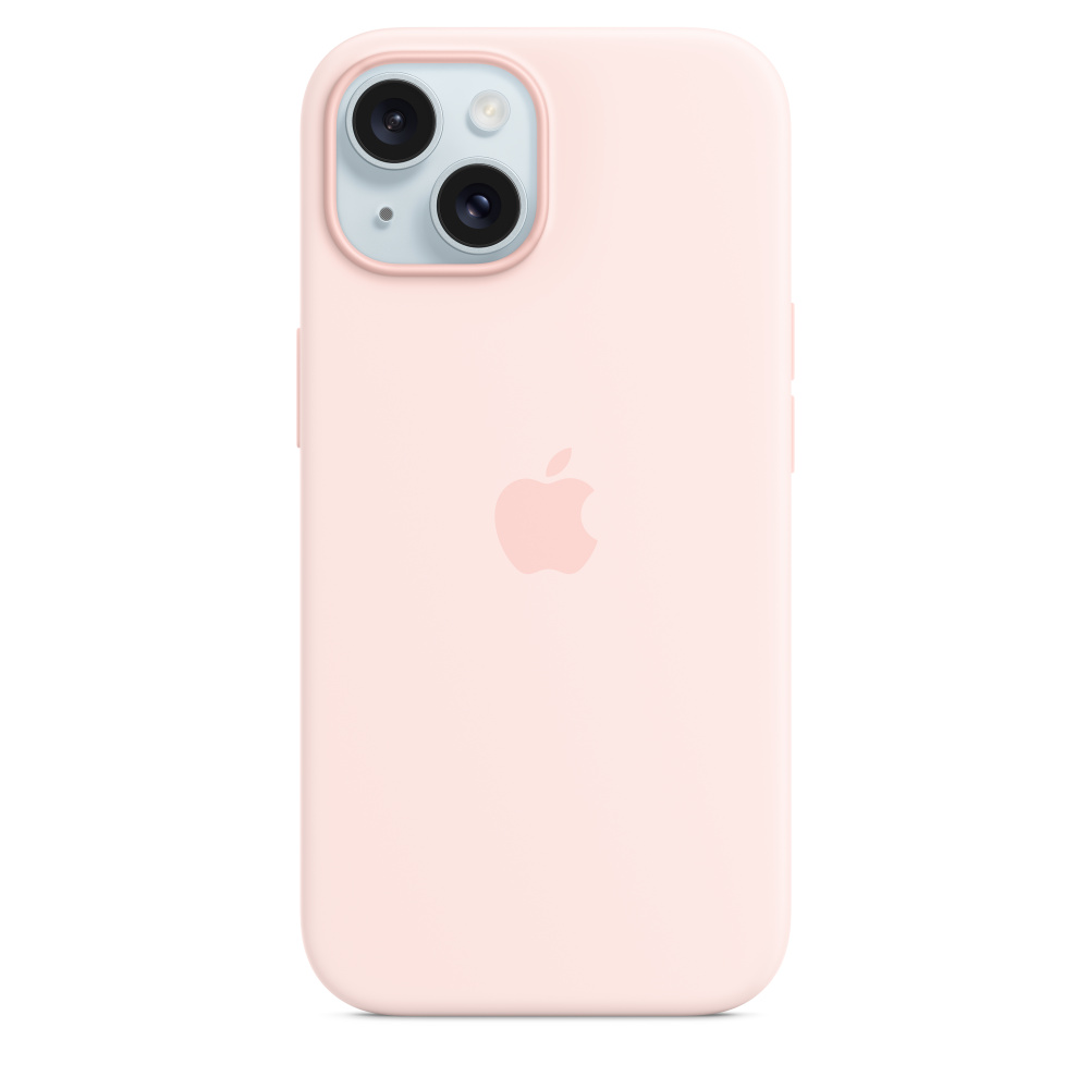 

Чехол для смартфона Apple iPhone 15 Silicone Case MagSafe Light Pink, Розовый, iPhone 15 Silicone Case MagSafe Light Pink