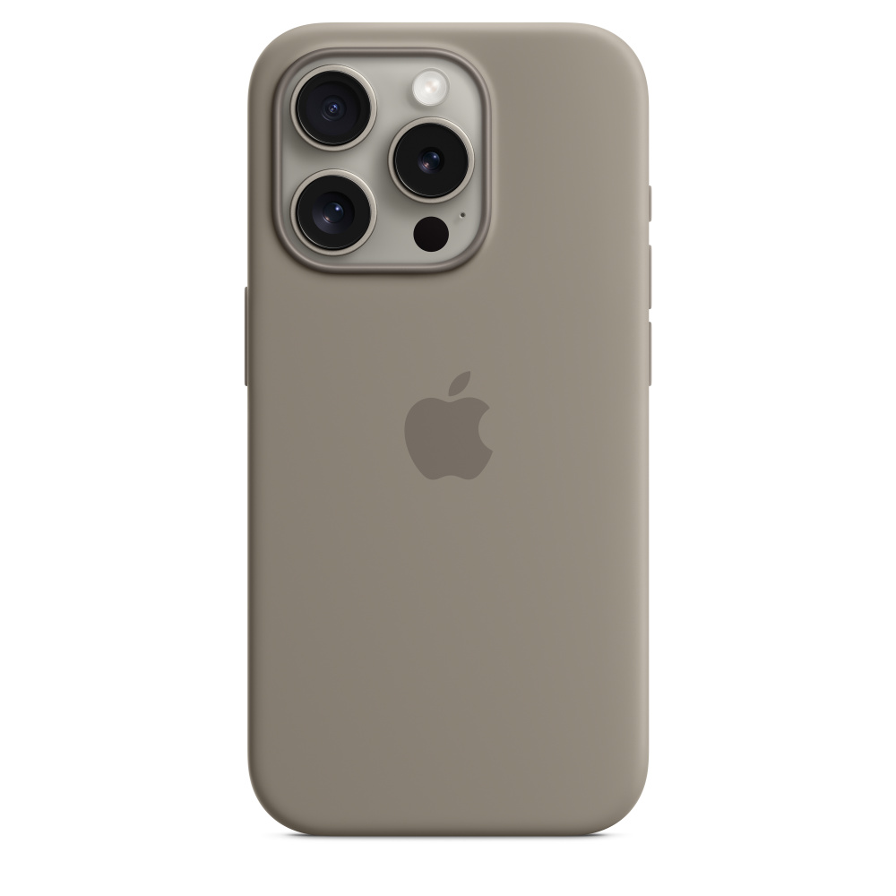 

Чехол для смартфона Apple iPhone 15 Pro Silicone Case MagSafe Clay, Коричневый, iPhone 15 Pro Silicone Case MagSafe Clay