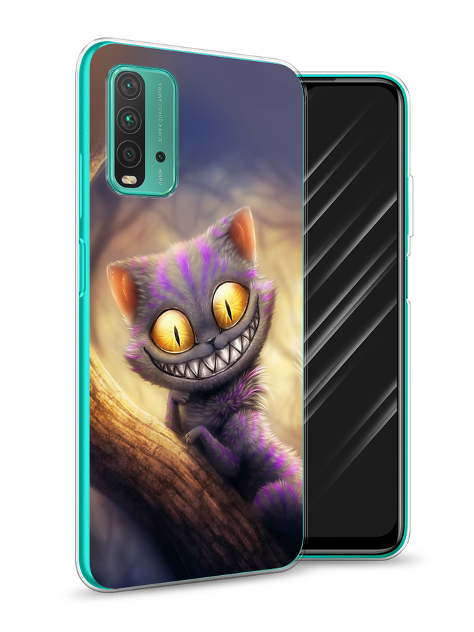 

Чехол Awog на Xiaomi Redmi 9T "Cheshire Cat", Фиолетовый;желтый, 39850-1