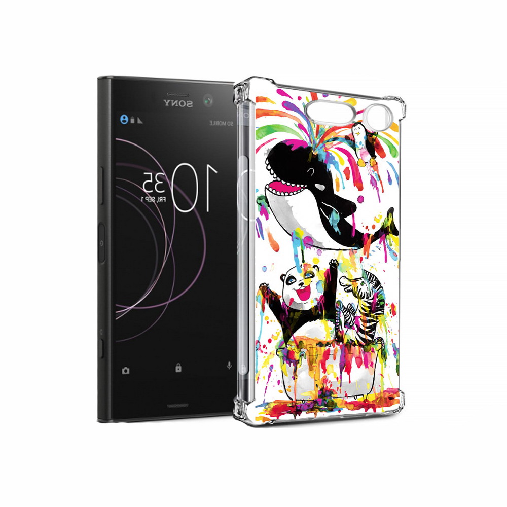 

Чехол MyPads Tocco для Sony Xperia XZ1 Хиппи кит (PT77229.221.191), Прозрачный, Tocco