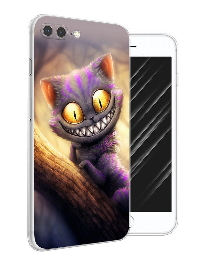 

Чехол Awog на Apple iPhone 7 Plus / Айфон 7 Plus "Cheshire Cat", Фиолетовый;желтый, 10750-1