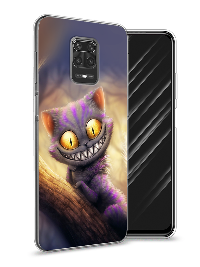 

Чехол Awog на Xiaomi Redmi Note 9S "Cheshire Cat", Фиолетовый;желтый, 37950-1