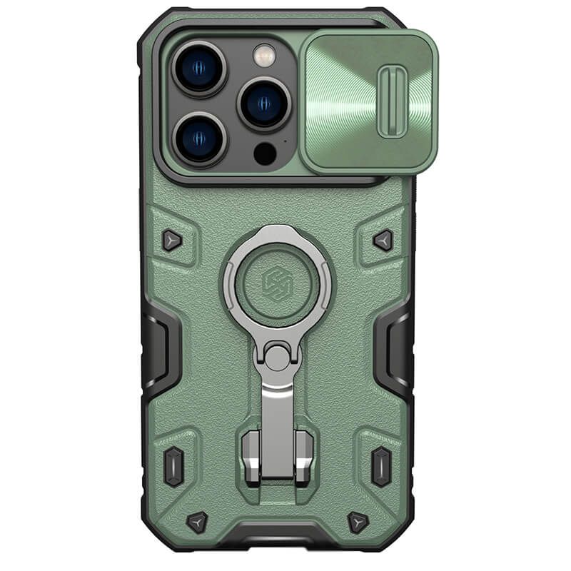 

Чехол Nillkin CamShield Armor Pro Magnetic для iPhone 14 Pro (зеленый)