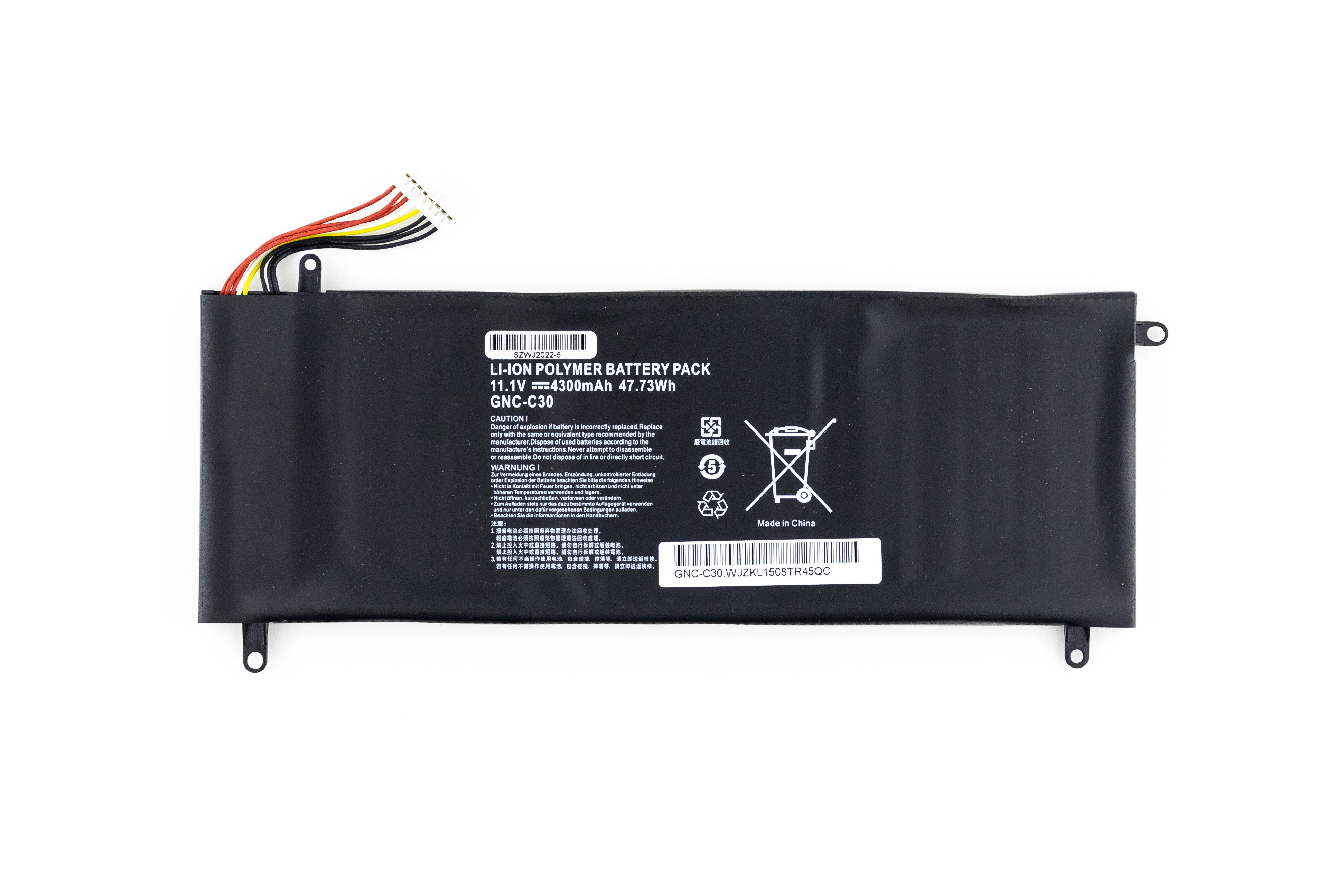 

Аккумулятор для ноутбука Gigabyte U24T GNC-C30 (15.2V 4030mAh) ORG GAG-G40