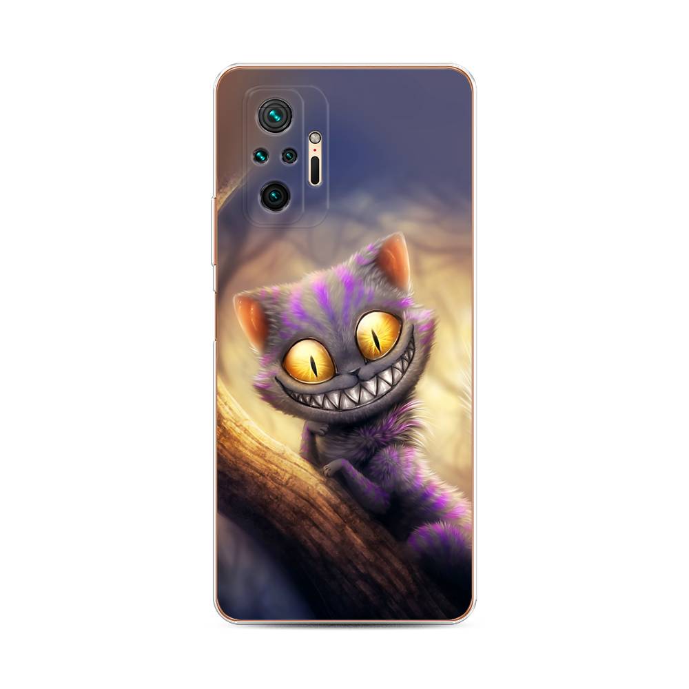 фото Чехол awog "cheshire cat" для xiaomi redmi note 10 pro