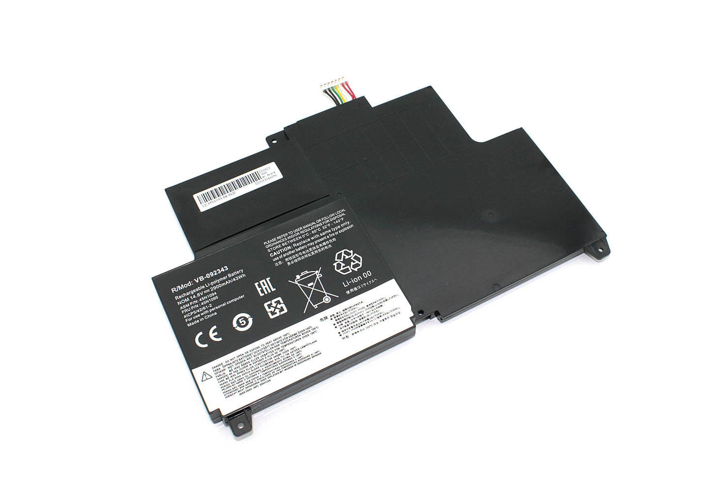 

Аккумулятор для ноутбука Lenovo S230U (14.8V 2900mAh) OEM L45N1168