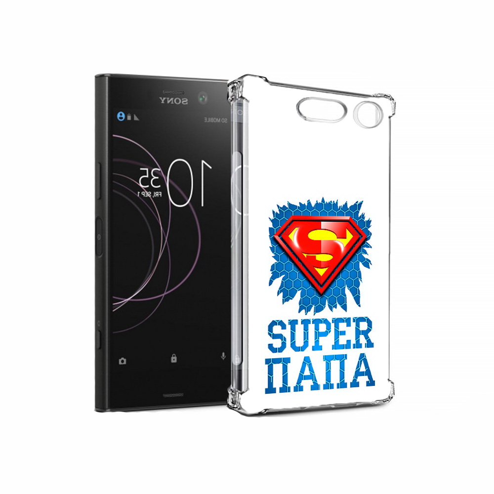

Чехол MyPads Tocco для Sony Xperia XZ1 Супер Папа (PT77229.221.165), Прозрачный, Tocco