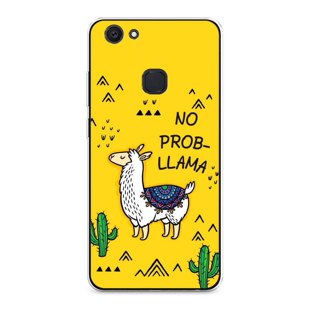 

Чехол Awog на Vivo V7 Plus "No probLLama", Разноцветный, 260750-2