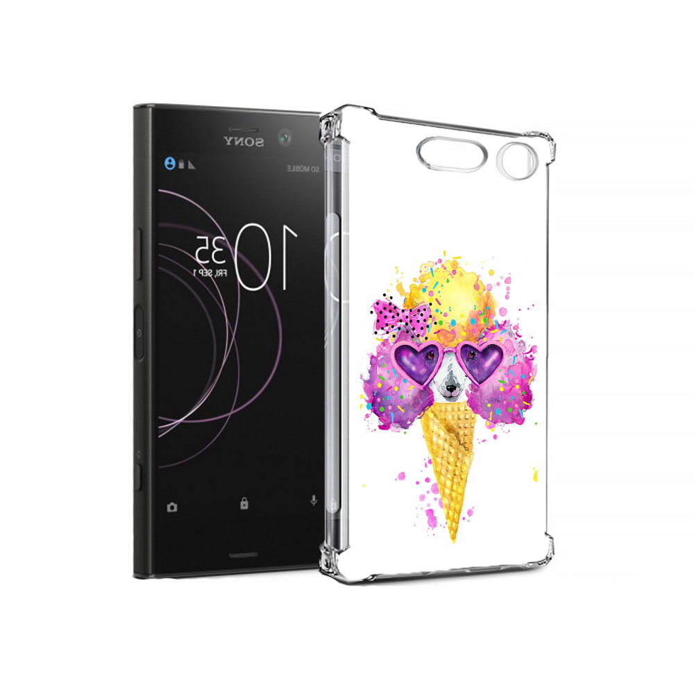 

Чехол MyPads Tocco для Sony Xperia XZ1 Рожок (PT77229.221.146), Прозрачный, Tocco