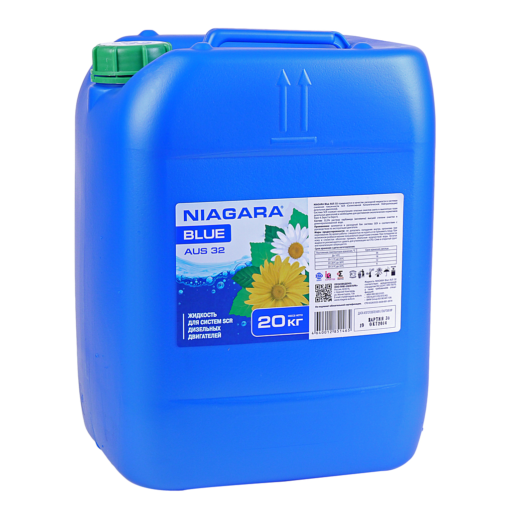 Жидкость адсорбирующая Niagara AdBlue аммиачная добавка, 20 кг