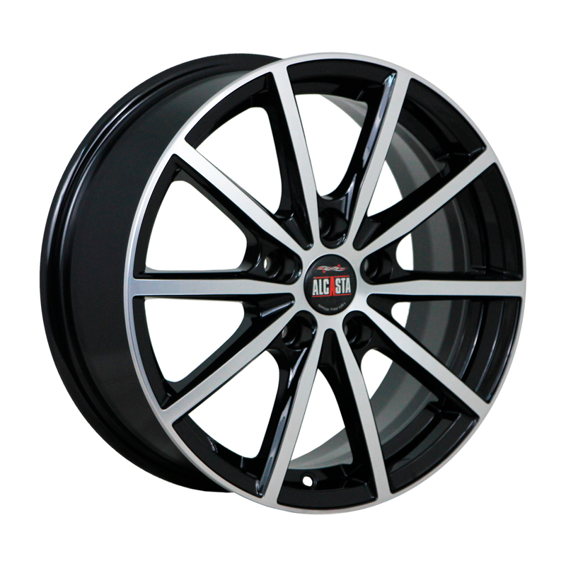 

Колесный диск ALCASTA, M63 6x15/4x100ET46 60.1 Bkf, Черный;серебристый