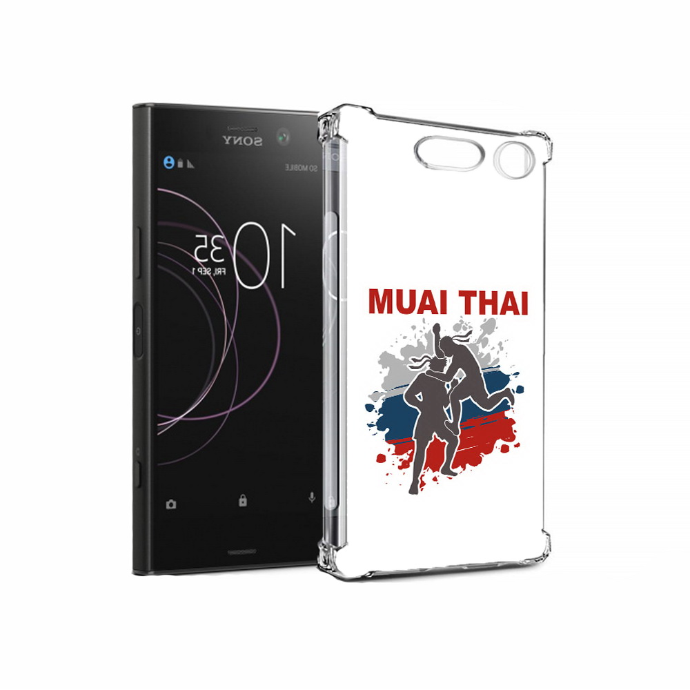 

Чехол MyPads Tocco для Sony Xperia XZ1 Муайтай (PT77229.221.123), Прозрачный, Tocco