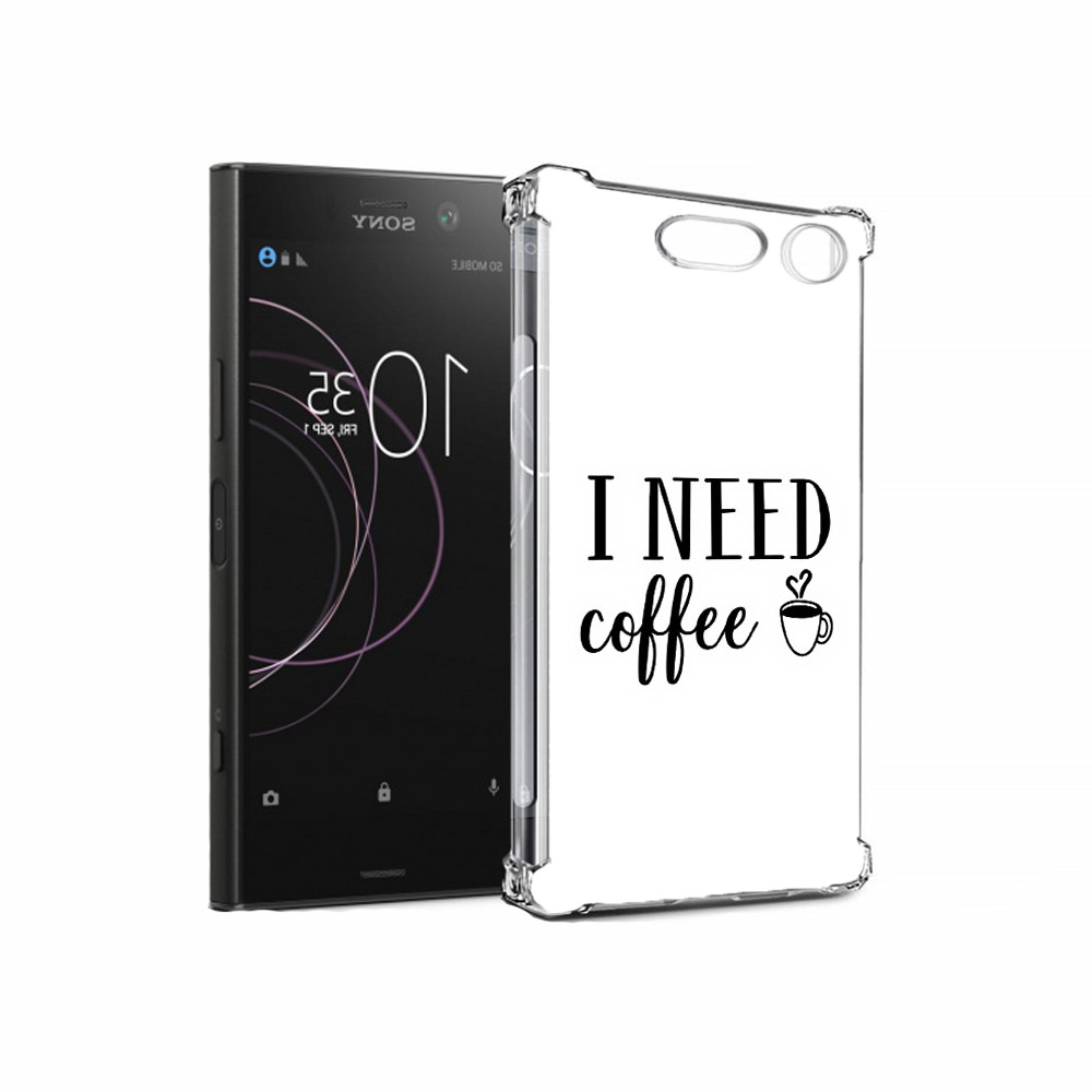 

Чехол MyPads Tocco для Sony Xperia XZ1 Мне нужен кофе (PT77229.221.121), Прозрачный, Tocco