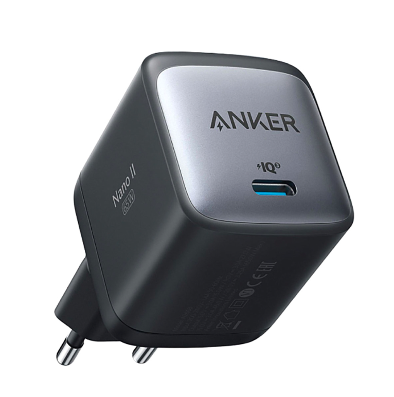 

Сетевое зарядное устройство Anker PowerPort Nano II GaN 65W A2663 Black, PowerPort Nano II GaN 65W A2663 Black