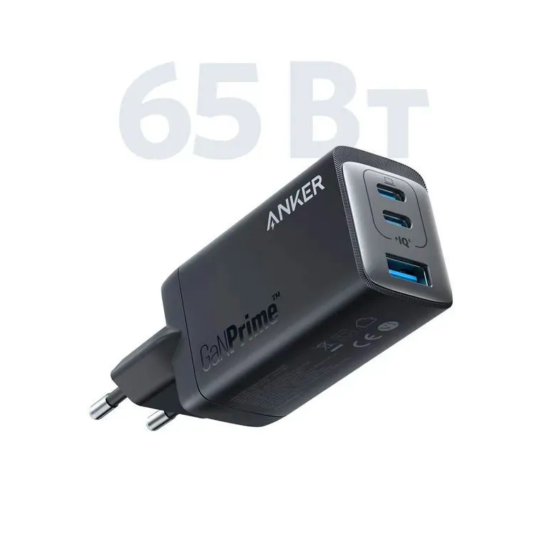 

Сетевое зарядное устройство Anker GaNPrime 65W A2668 Black, GaNPrime 65W A2668 Black