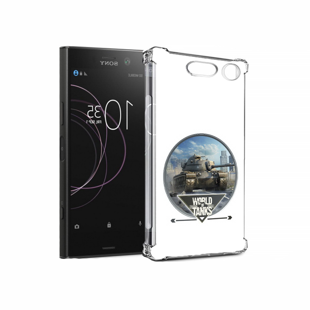 

Чехол MyPads Tocco для Sony Xperia XZ1 Мир танков (PT77229.221.119), Прозрачный, Tocco