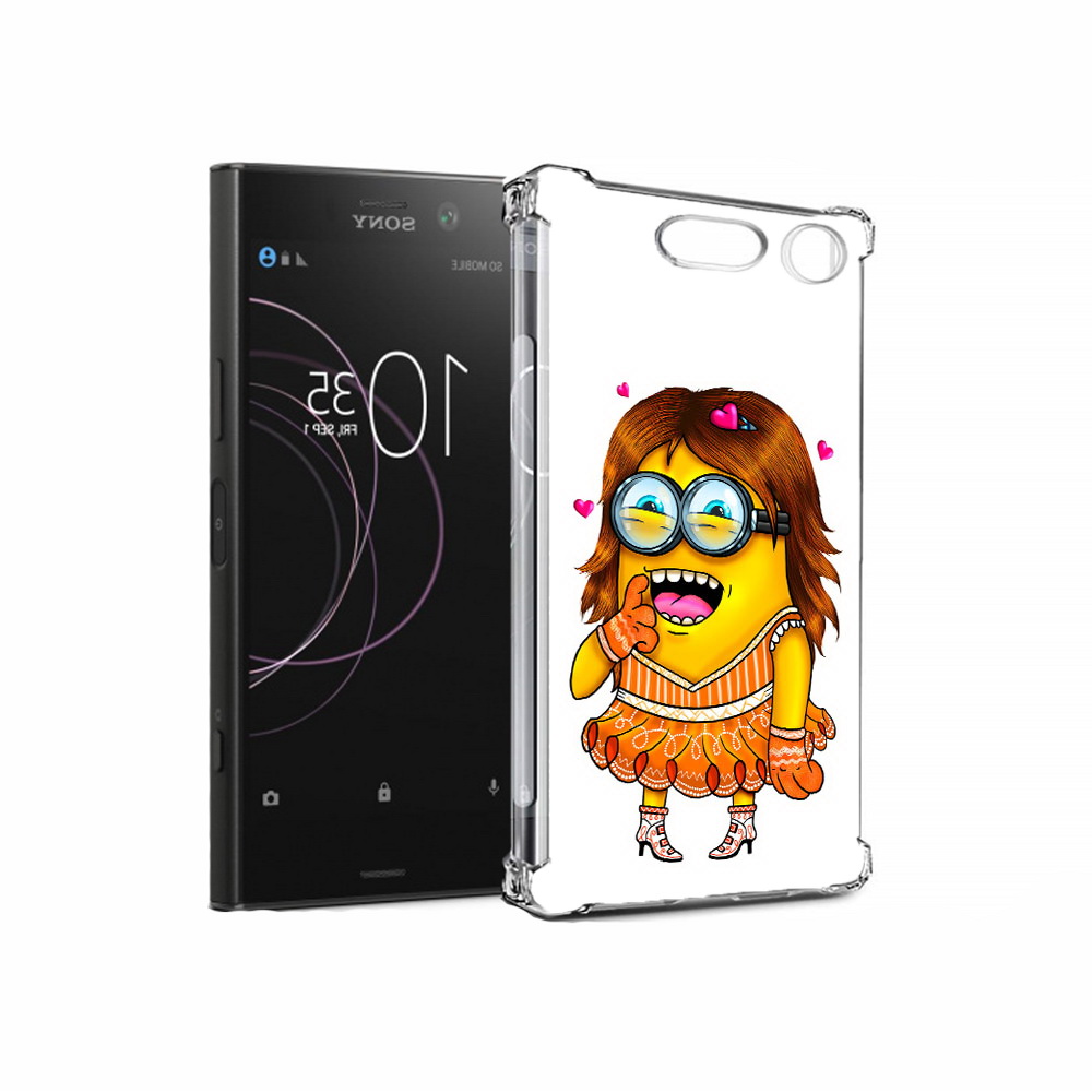 

Чехол MyPads Tocco для Sony Xperia XZ1 Миньон девочка (PT77229.221.116), Прозрачный, Tocco