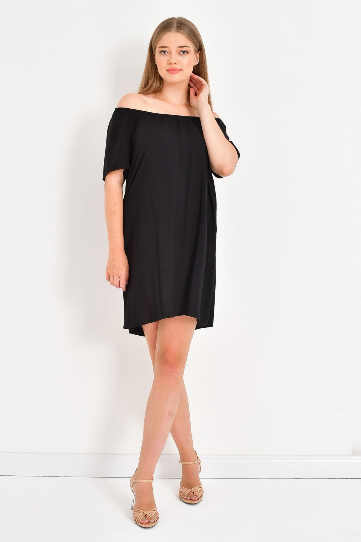

Платье женское My Line Moda 285 черное M (товары доставляются из-за рубежа), Черный, 285