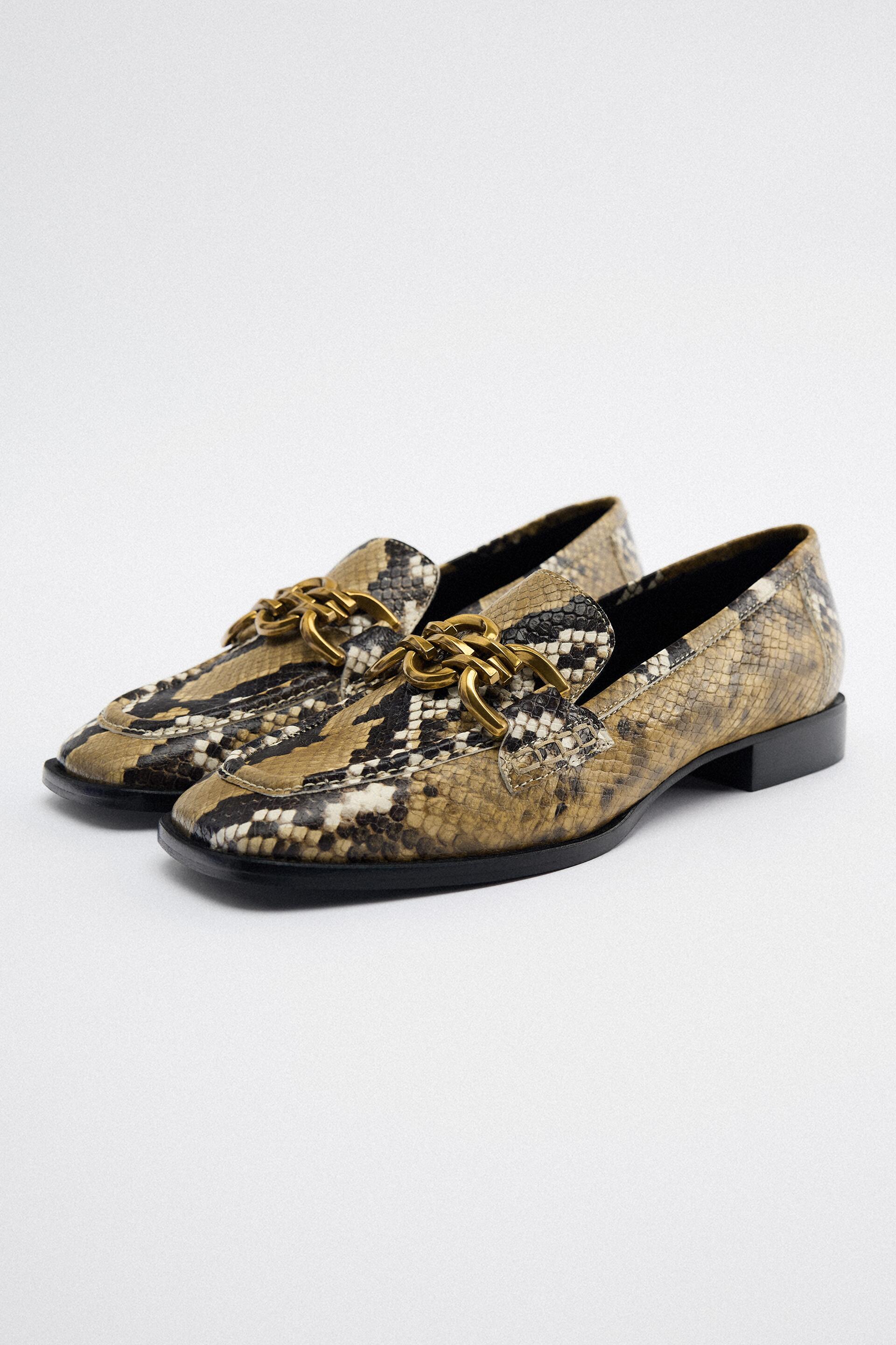 

Лоферы женские ZARA 12580010 коричневые 42 RU (доставка из-за рубежа), 12580010