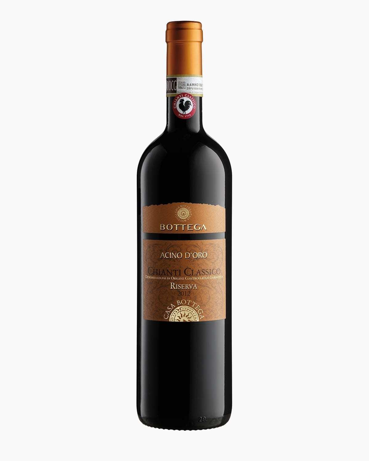

Вино красное сухое Bottega Ачино Д’Оро Кьянти Классико Рисерва 2015 г.у. 13,5%, 0,75 л