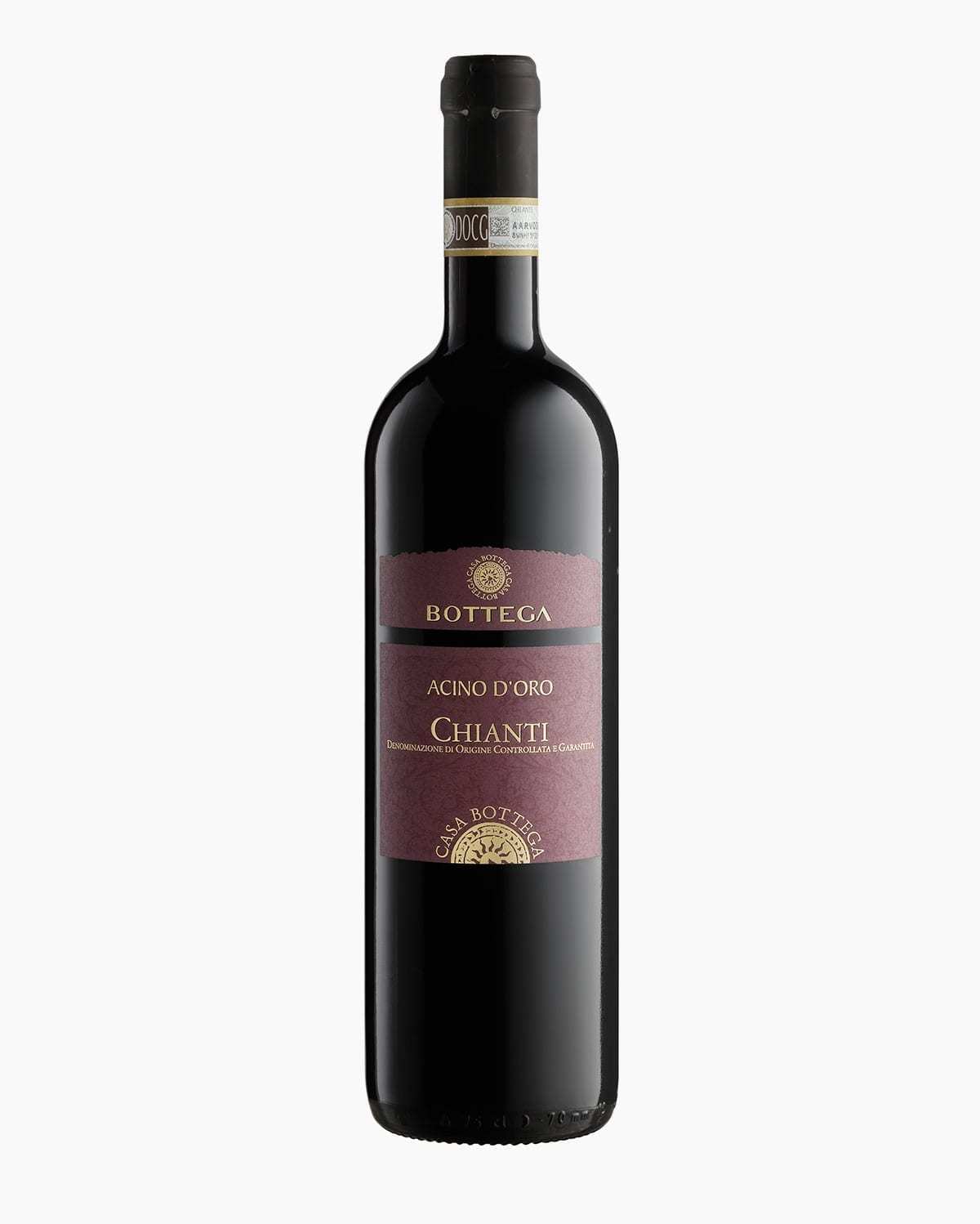 

Вино Красное Сухое Bottega Ачино Д’Оро Кьянти 2018 г.у. 12,5%, Италия 0,75 л