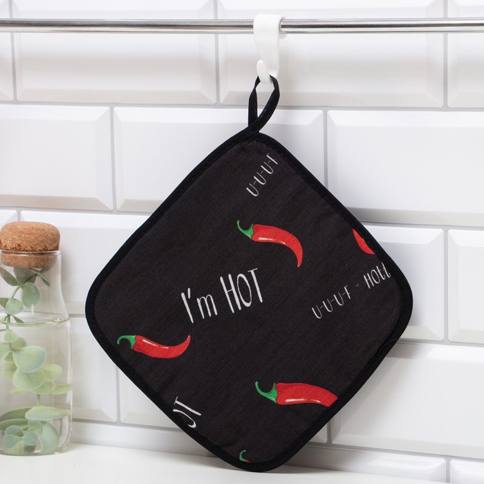 

Прихватка "Pepper" 19х19 репс, 100% х/л,ватин 250г/м2
