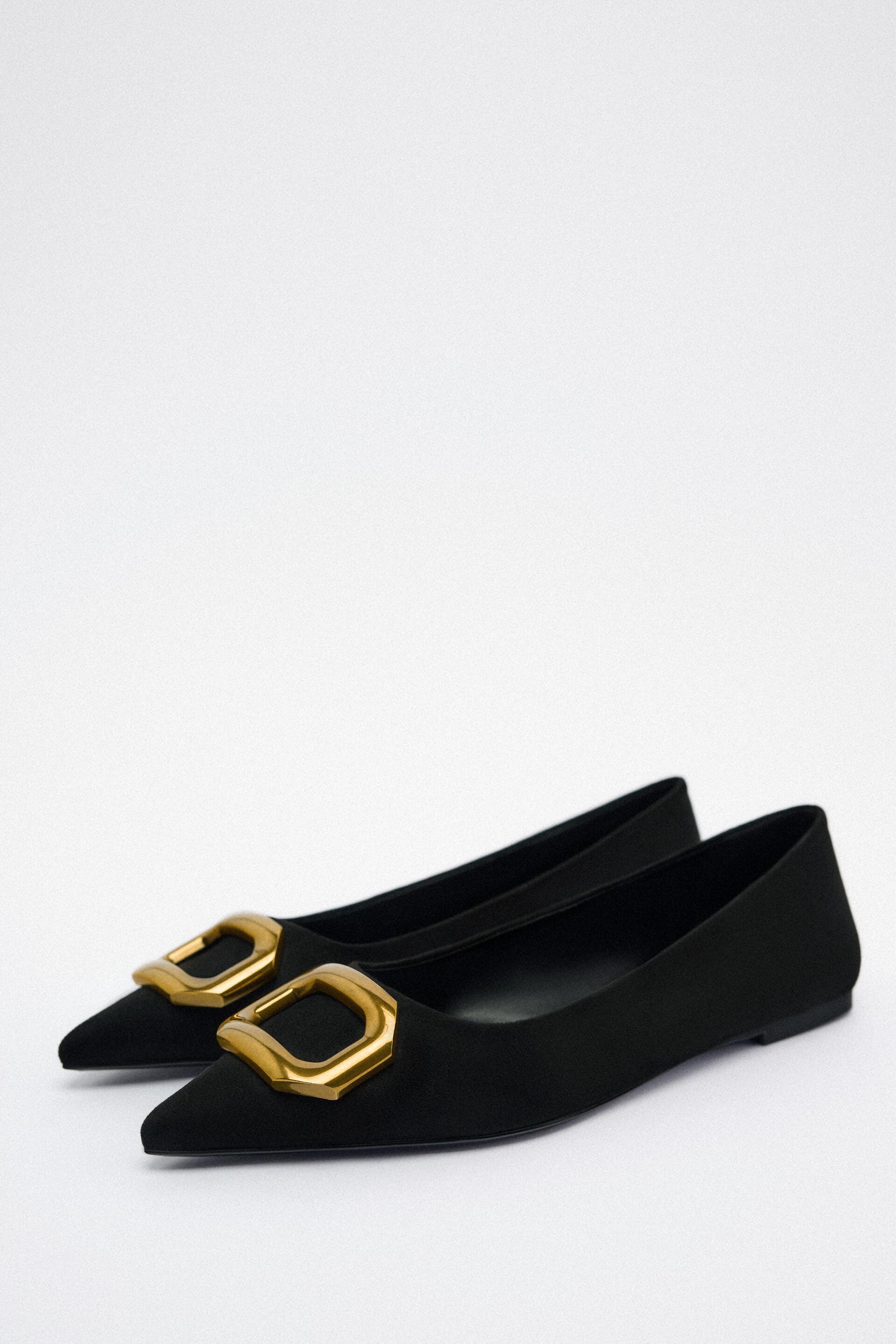 

Балетки женские ZARA 222154 черные 37 RU (доставка из-за рубежа), 222154