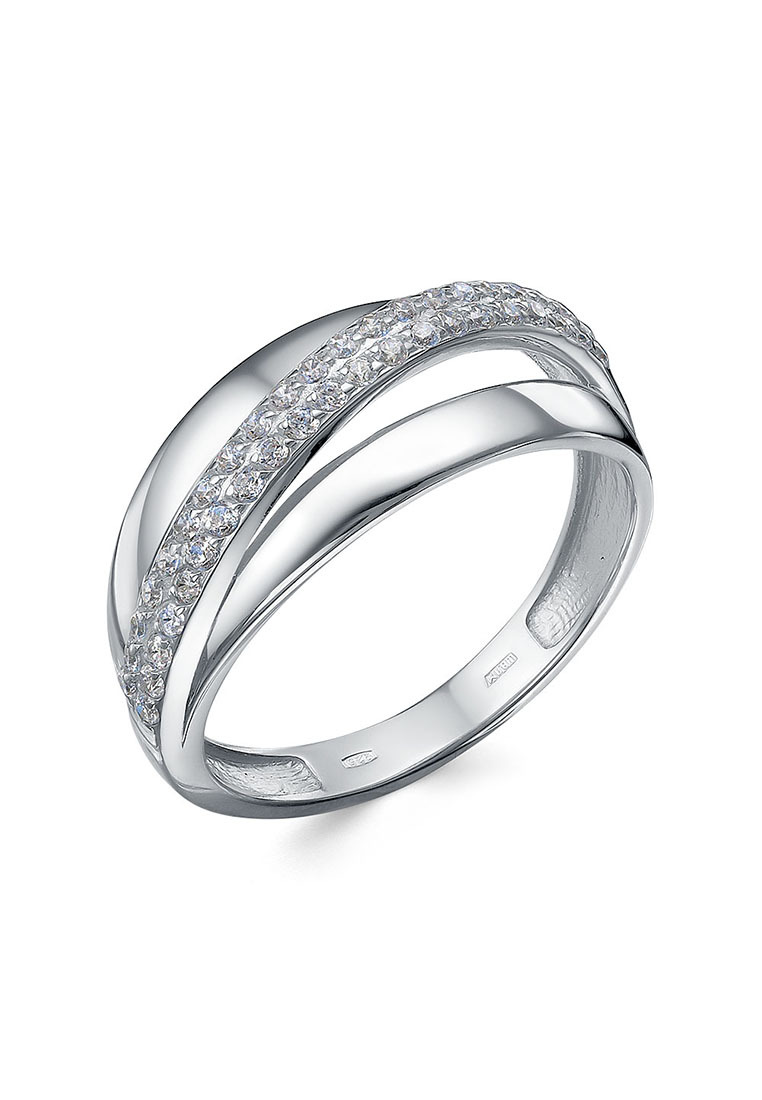 Кольцо из серебра с фианитом р. 16 Kari Jewelry 3101018211