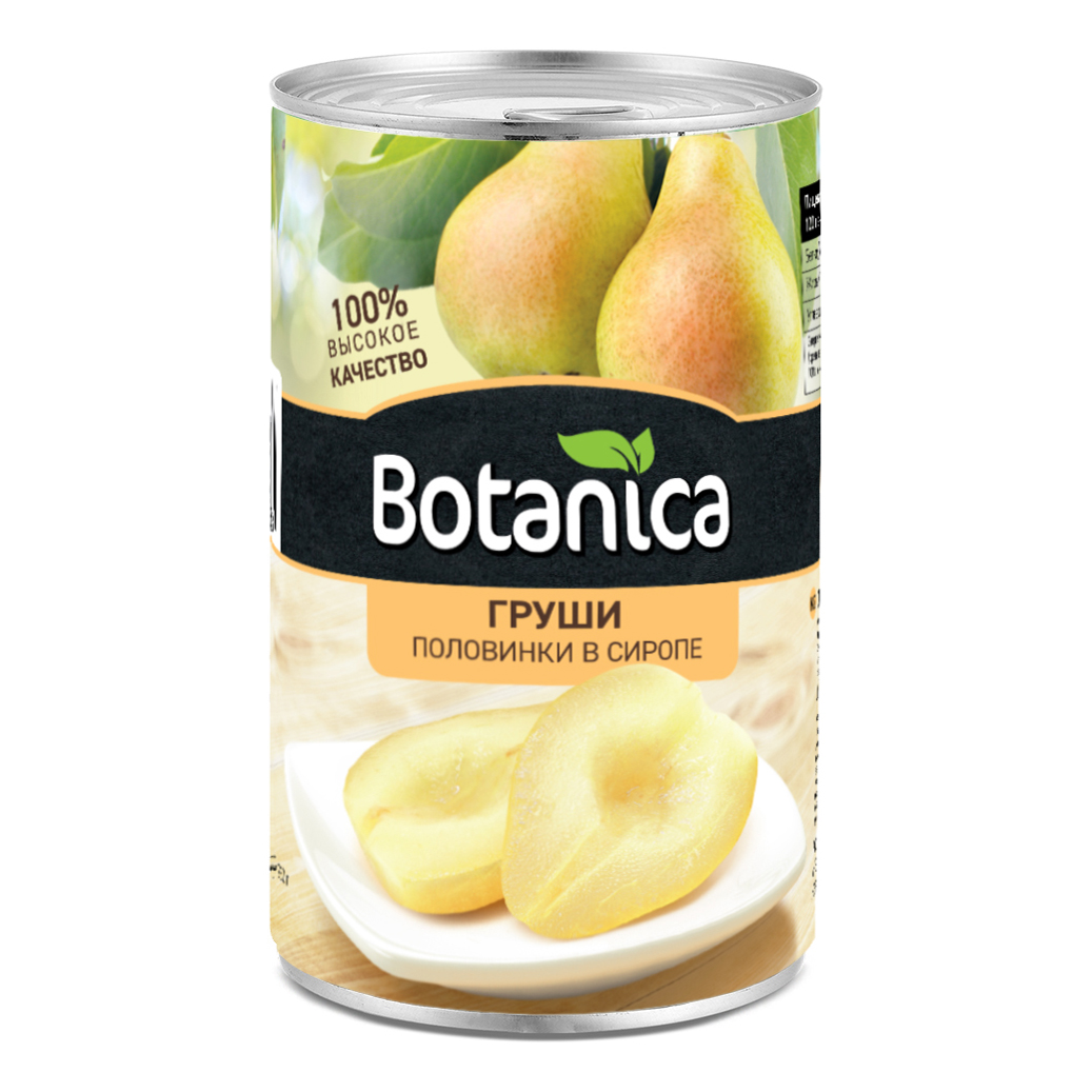 Груши Botanica половинки в сиропе 425 мл