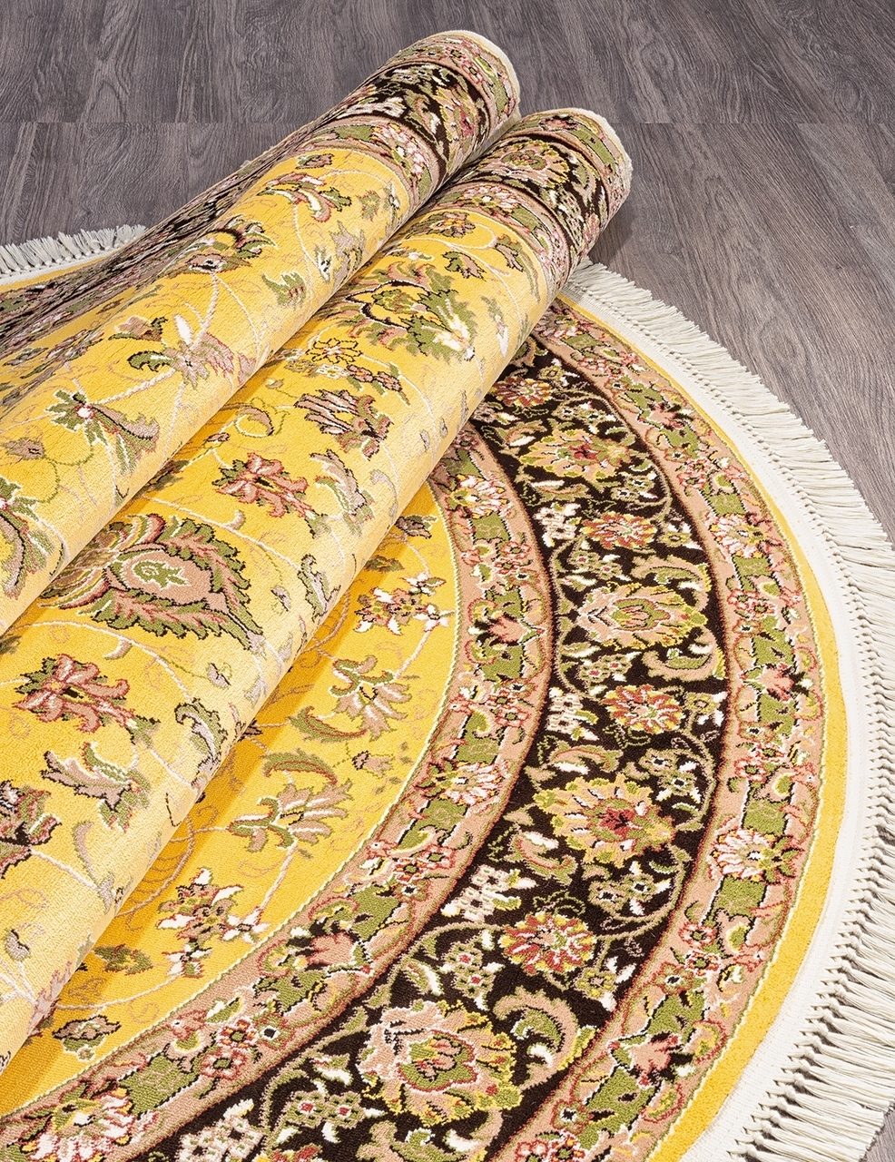 

Ковер российский AkTs 160x300 см желтый