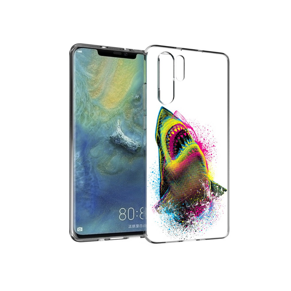 

Чехол MyPads Tocco для Huawei P30 Pro челюсти-2, Прозрачный, Tocco