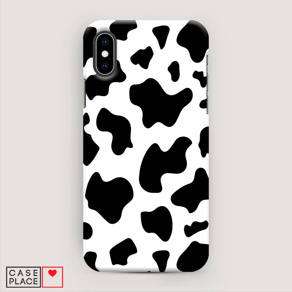 

Пластиковый чехол "Пятна коровы" на Apple iPhone XS (10S), 11820-1